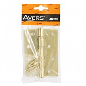 Картинка Петля врезная универсальная Avers 100*70*2,5-B4-GM-Header матовое золото